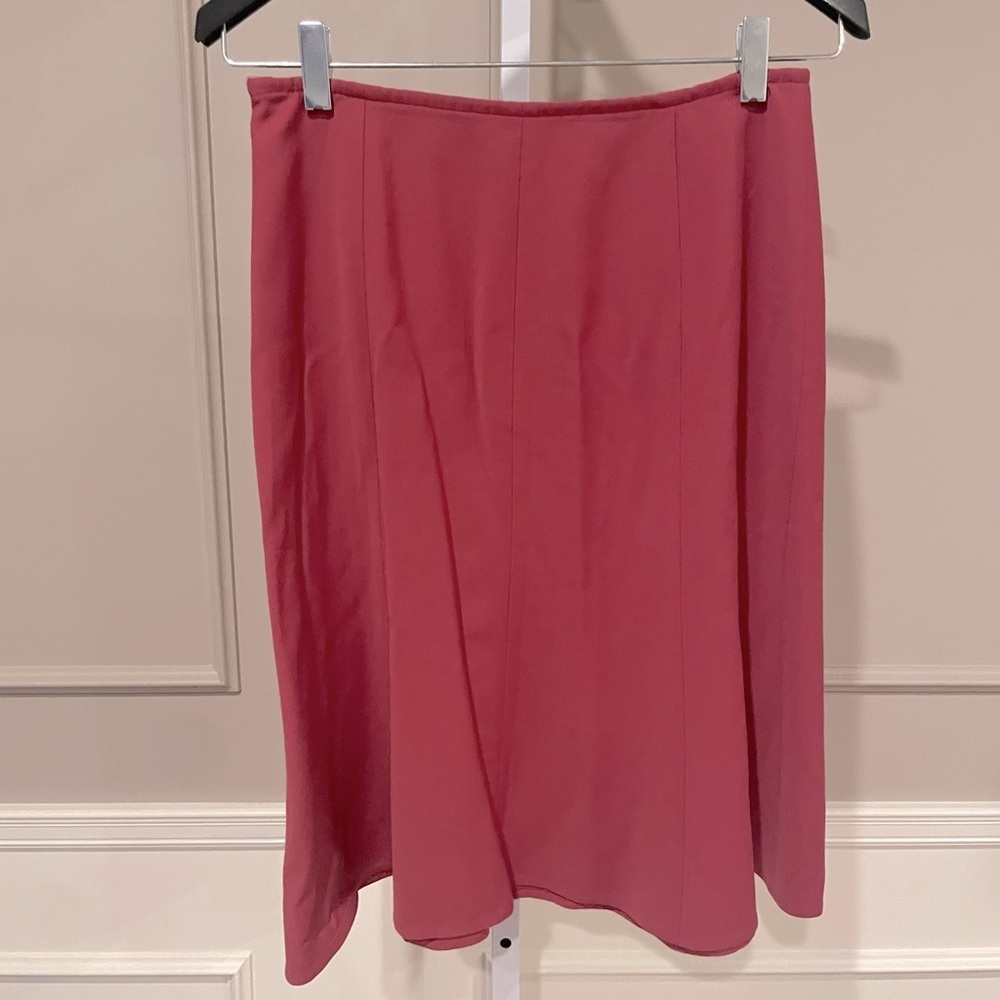Eileen Fisher Pink Midi Skirt - Picture 2 of 5